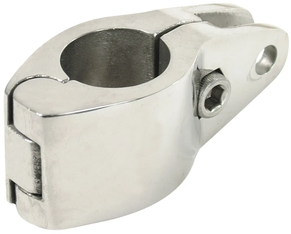 6100RC – WHITECAP IND Boat Bimini Top Jaw Slide, Round Tube 7/8 Inch Tubing 1/4 Inch-20 Bolt Size Silver Stainless St...